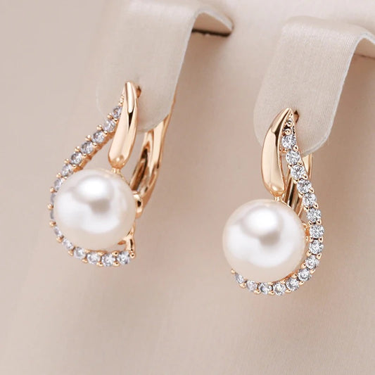 Radiant Pearl Rose Gold Drops rprd9012