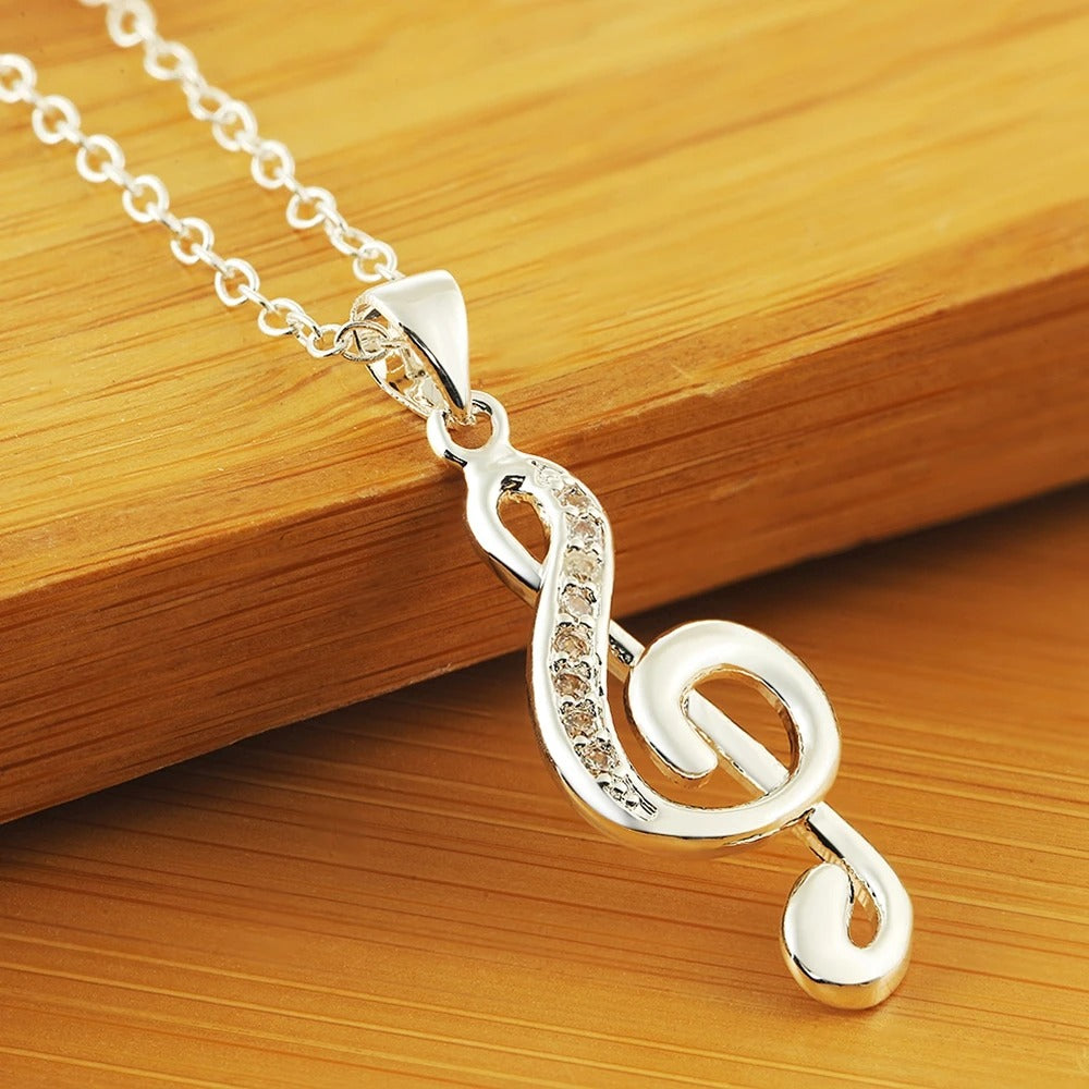 Melody in Silver Pendant Ν1040