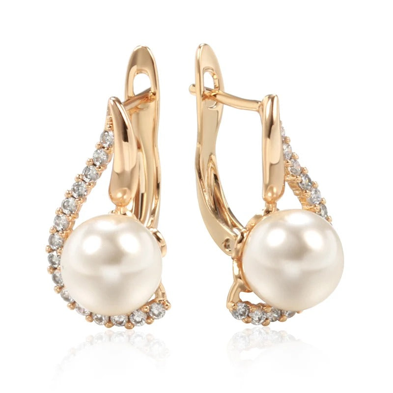 Radiant Pearl Rose Gold Drops rprd9012